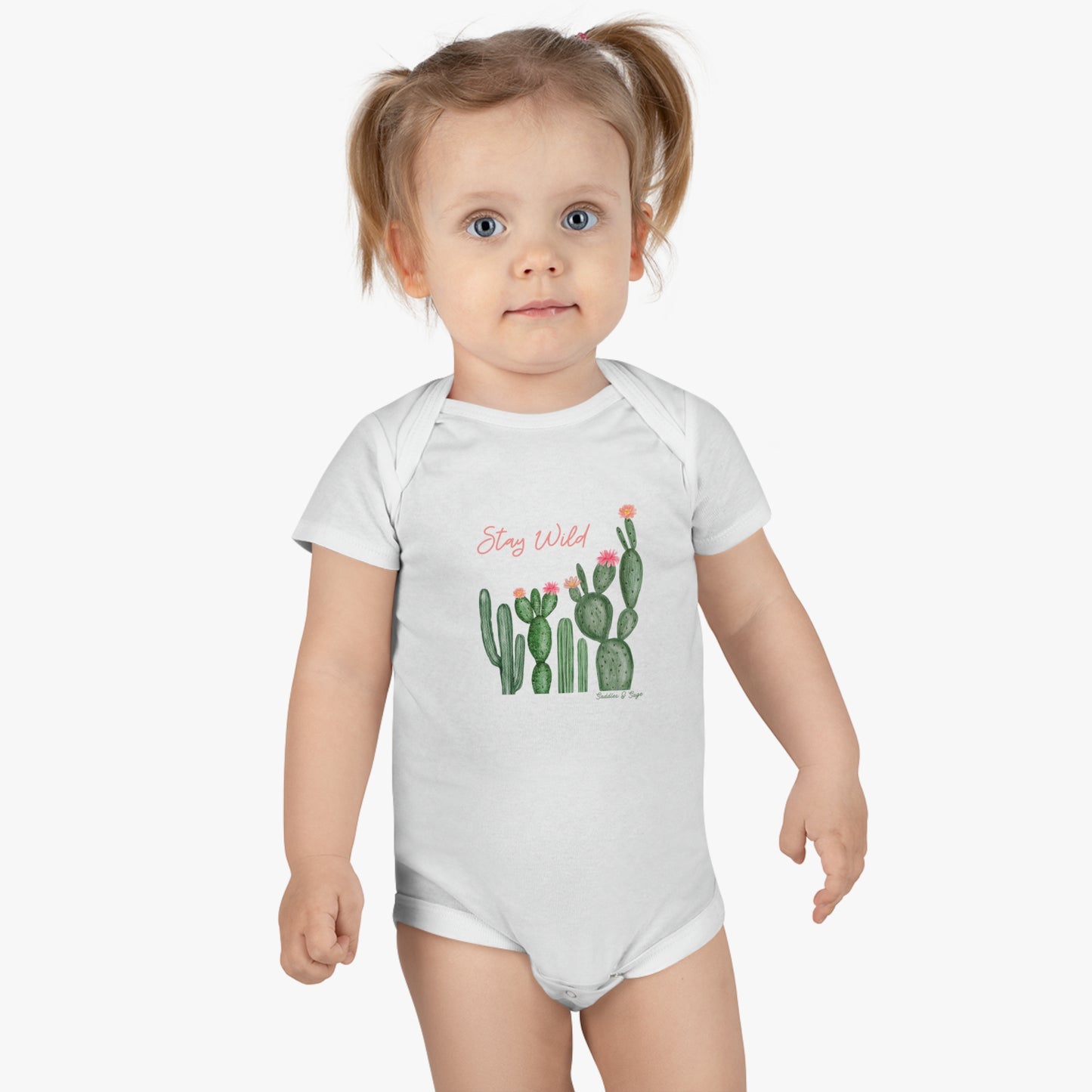 Stay Wild Baby Short Sleeve Onesie®