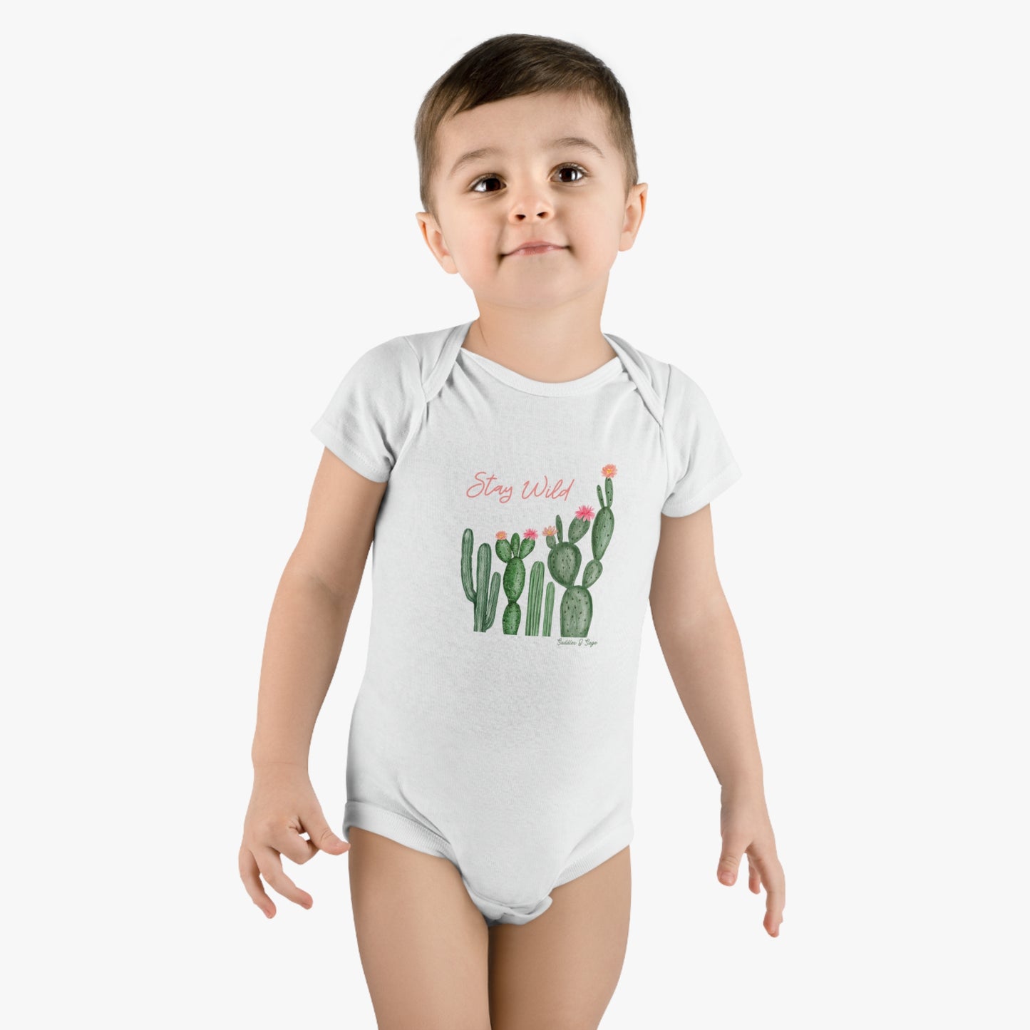 Stay Wild Baby Short Sleeve Onesie®